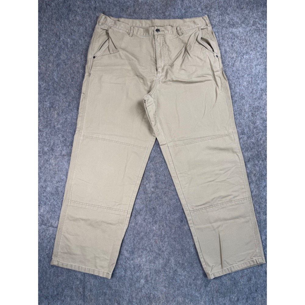 Sorel Mens 38x30 Tan Khaki Double‎ Knee Utility Carpenter Pants Cotton Canvas